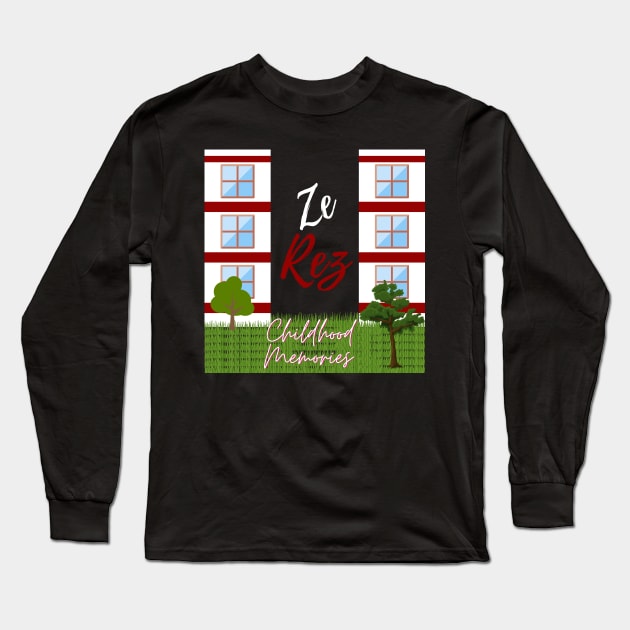 ze rez childhood memories Long Sleeve T-Shirt by Tee-riffic Topics